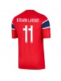Norwegen Jorgen Strand Larsen #11 Heimtrikot WM 2026 Kurzarm